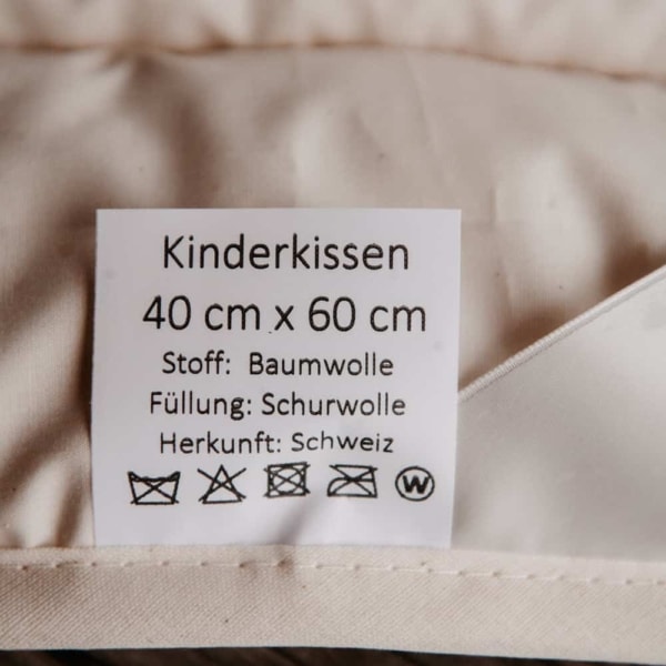 Babykissen mit Schafwolle/Baumwolle